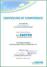  CERTIFICATE OF COMPETENCE This certifies that NPO Uniservice Ltd has achieved the qualification program EXPERT SOLUTION PARTNER SAUTER