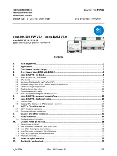 ecos504/505 FW V5.1 - ecos-DALI V3.0