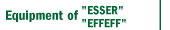 'ESSER', 'EFFEFF' equipment (Germany)